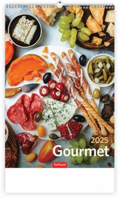 Naptár, fali, TOPTIMER "Gourmet"