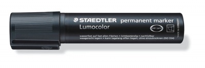 Alkoholos marker, 2-12 mm, vágott, STAEDTLER "Lumocolor® 388", fekete