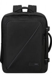 Hátizsák, kabin méret, 38l, M-es, AMERICAN TOURISTER "Take2Cabin", fekete