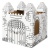 Játékház, színezhető, karton, FELLOWES, Kastély