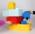 Tárolódoboz, szögletes, LEGO, kék