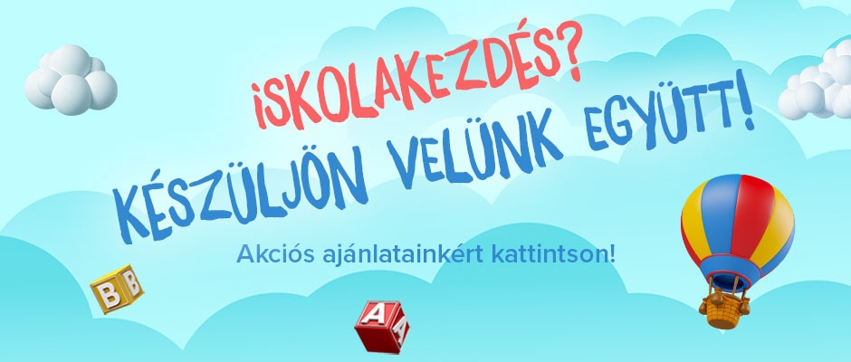 Iskolakezdés? Készüljön velünk együtt!