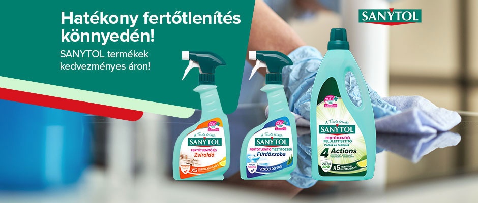Hatékony fertőtlenítés, könnyedén!