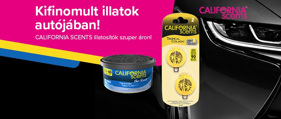 Kifinomult illatok autójában!